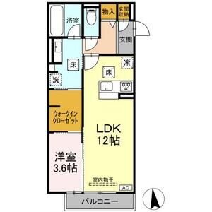 セレスティア鏡島南の間取り写真