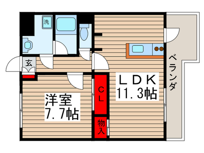 SAINT WISHの間取り写真