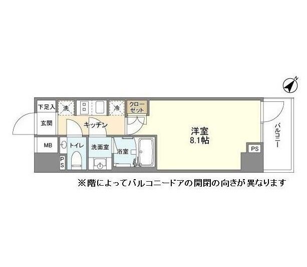 YSレジデンス代田橋の間取り写真