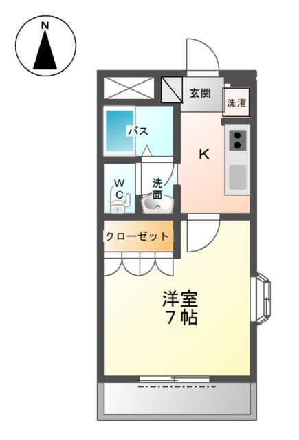 コンフォールの間取り写真