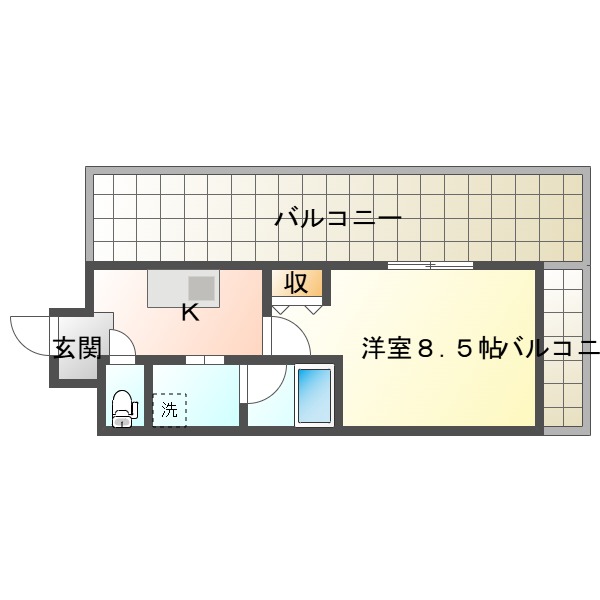 ビエラコート須磨の間取り写真