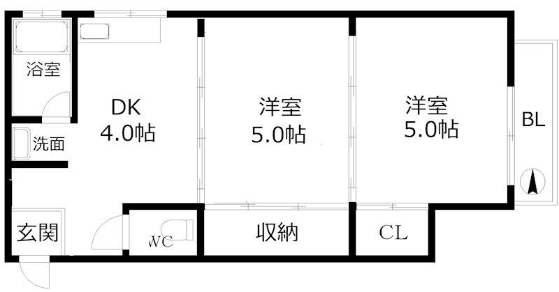 ホルムグランデ帝塚山の間取り写真