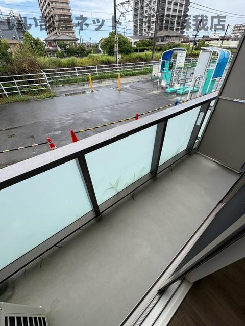 バルコニー　バルコニーがあります