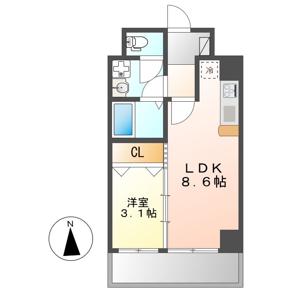 La Douceur今池の間取り写真