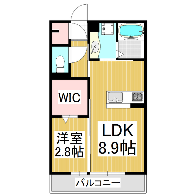 カーサアピオ A棟の間取り写真