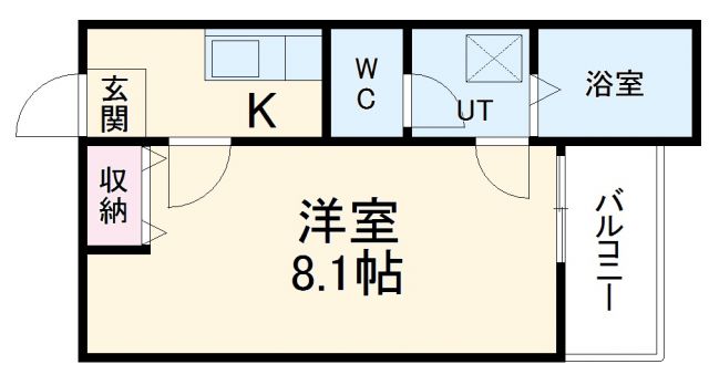クレフラスト三吉IIの間取り写真