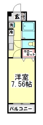 JC SOUTH SHIKI 2932の間取り写真