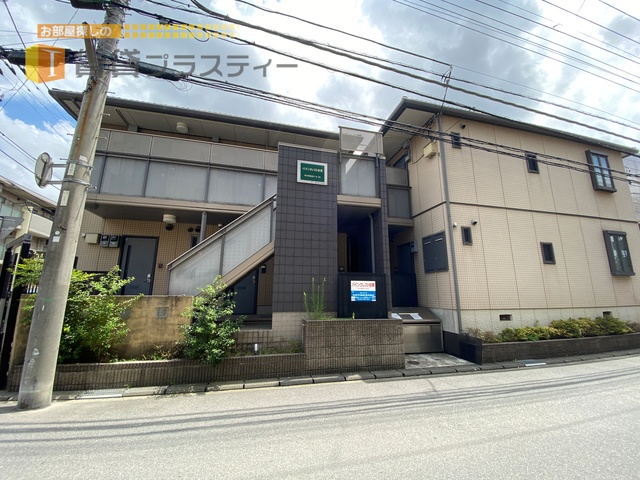 建物外観　可愛らしい外観が目を惹きます。
