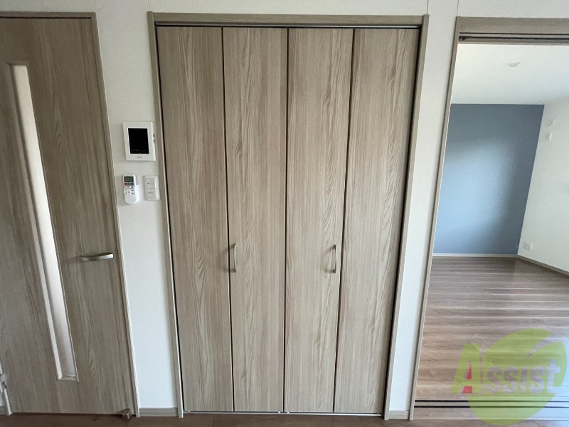 収納　ここに収納があります。収納があると部屋が広く使えます。