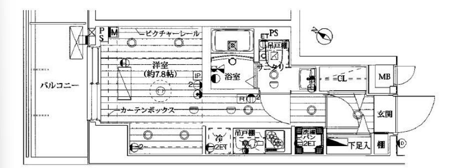 ＪＲ山手線 大塚駅 徒歩5分 10階建 築13年の間取り写真