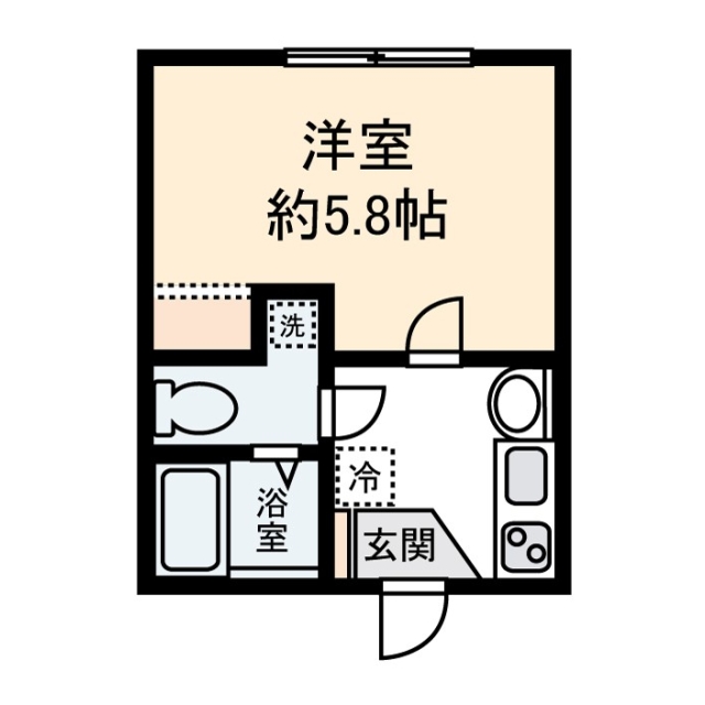 シティハイム清雅タチカワの間取り写真