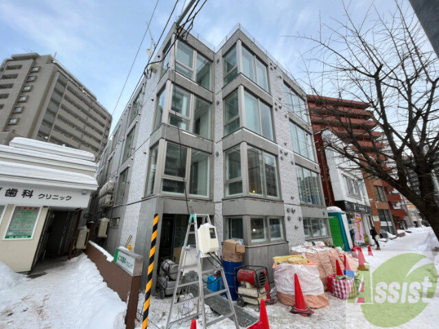 建物外観　札幌市中央区北６条西「ＰＲＩＭＥＣＯＵＲＴ北円山」