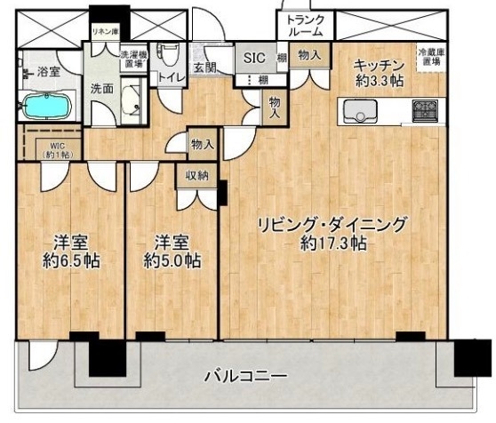 THE COURT 神宮外苑の間取り写真