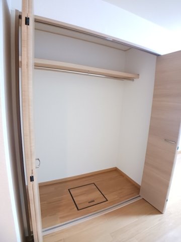 収納　たっぷりとした収納スペースです