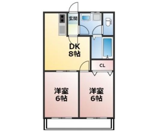 エンブレム梅本の間取り写真