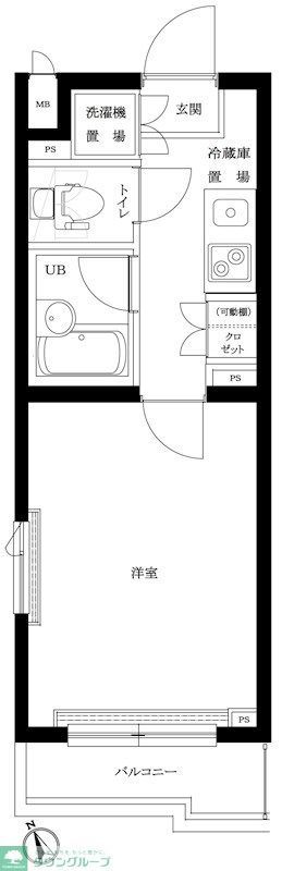 ルーブル荻窪伍番館の間取り写真