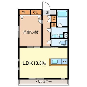 パルコンマックスの間取り写真