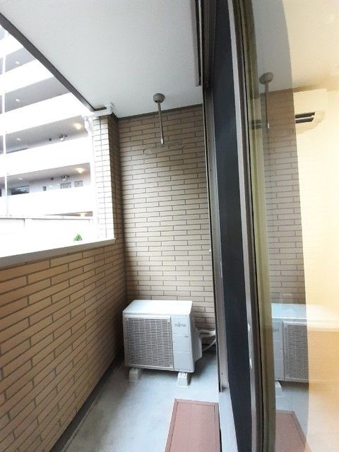 バルコニー　落ち着いた時間を過ごせるバルコニーです