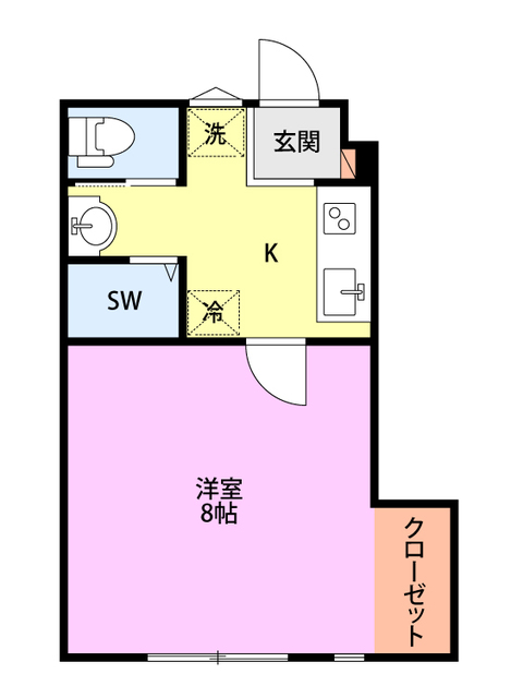 L collection柳都弐番館の間取り写真
