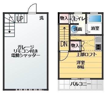 ＳＫガレジオ東初富IVの間取り