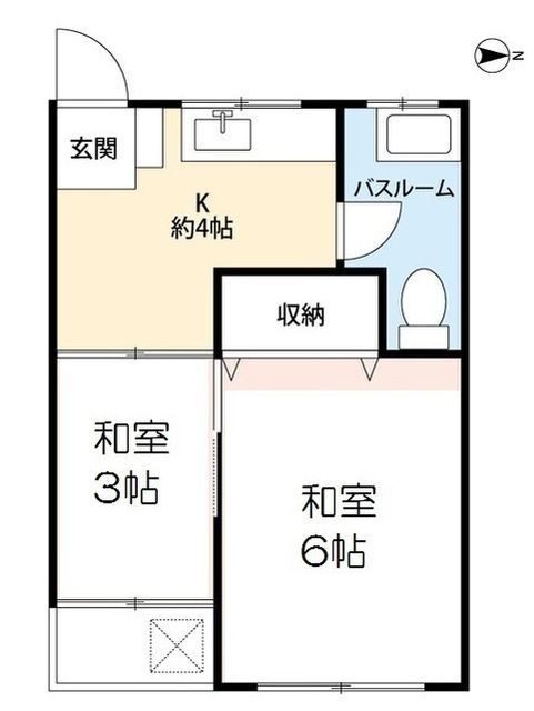 青梅市本町のマンションの間取り