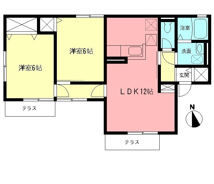 ブルメゾンの間取り