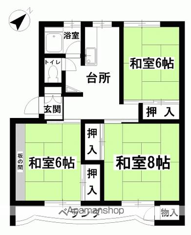 せんりきコーポの間取り写真