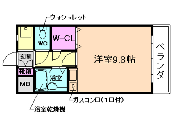 カサモラーダ船場の間取り