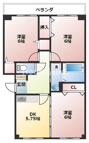 ヤマイチPLAZAトゥールビヨンの間取り