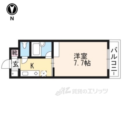 コンフォール中川の間取り写真