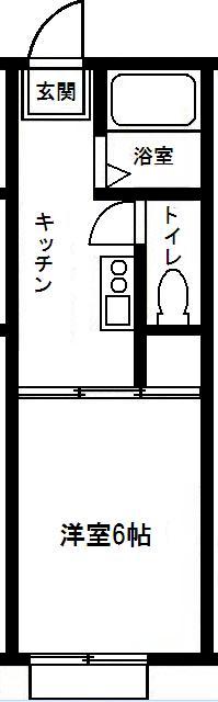 カレッジハイツ千城の間取り