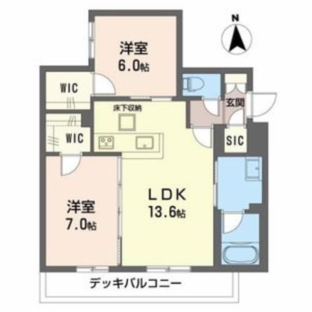 シャーメゾン五位堂の間取り