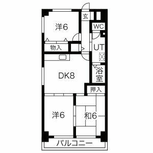 ガーデンコート喜多山南の間取り