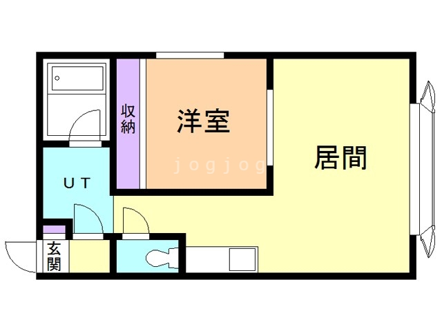 中川郡幕別町札内北町のアパートの間取り