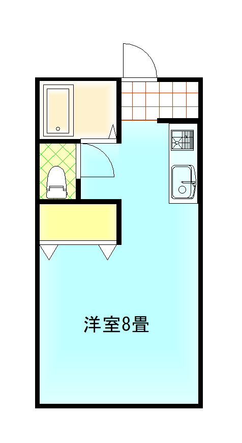 メゾンクードソレイユの間取り