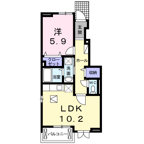 サンビエンテIIの間取り