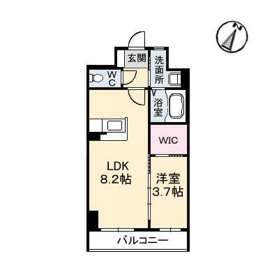 【メゾン呉駅前の間取り】