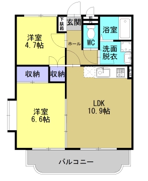 ラ・メール霧島の間取り