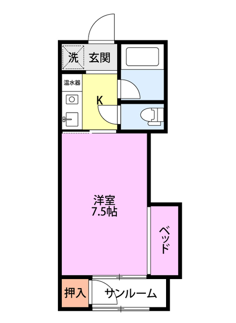 穂波ツインズ　IIの間取り