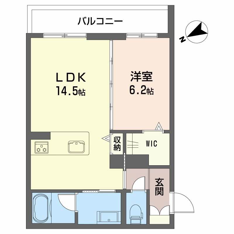 【仮）徳次町シャーメゾンの間取り】