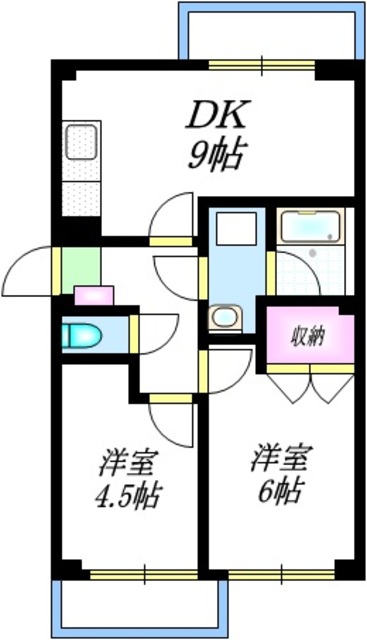 クレスト滝野川の間取り