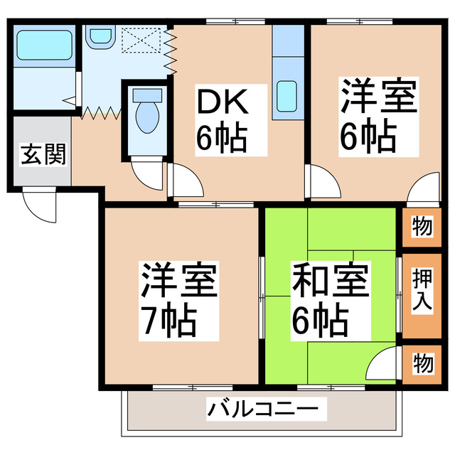 エインシェントヒルIIの間取り