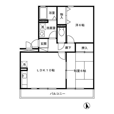 グローリー中村の間取り