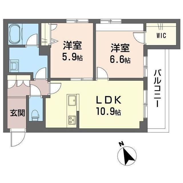 シャーメゾン洲崎町（仮）の間取り