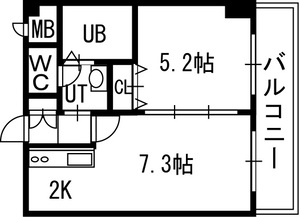 グランカーサ南１１条の間取り