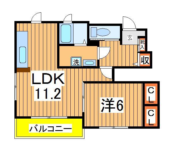 ブロードシティＡ棟の間取り