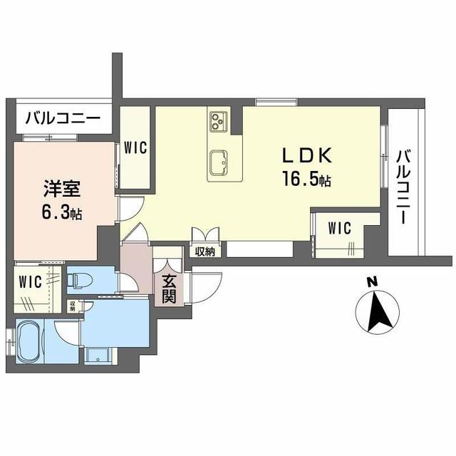 ベレオ南栄町の間取り