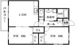 姫路市別所町佐土のマンションの間取り