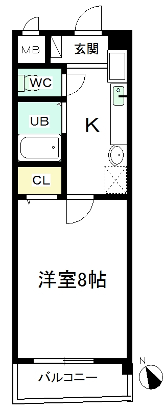 シンフォニー東新町の間取り