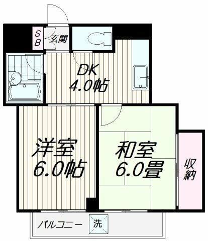 アーバンシティ二葉の間取り